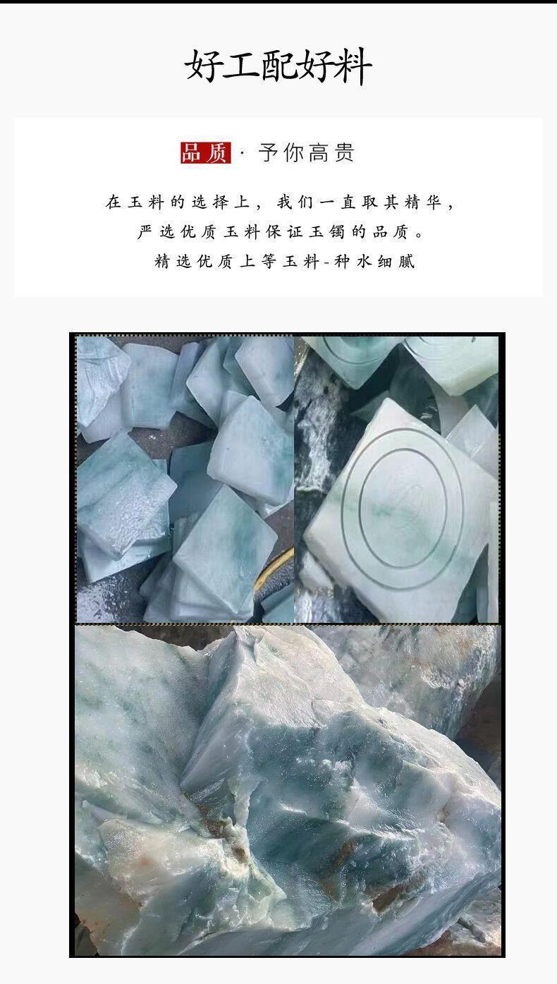 Doğal Xinjiang Tianshan yeşim bilezik kadın