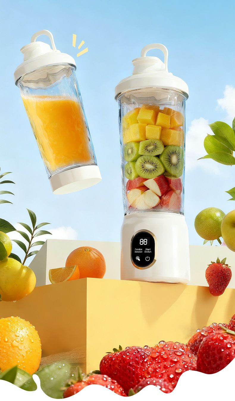 Digital juicer, USB rechargeable, portable