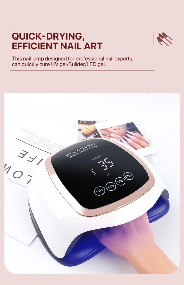 UV nail curing lamp, phototherapy device, gel polish dryer