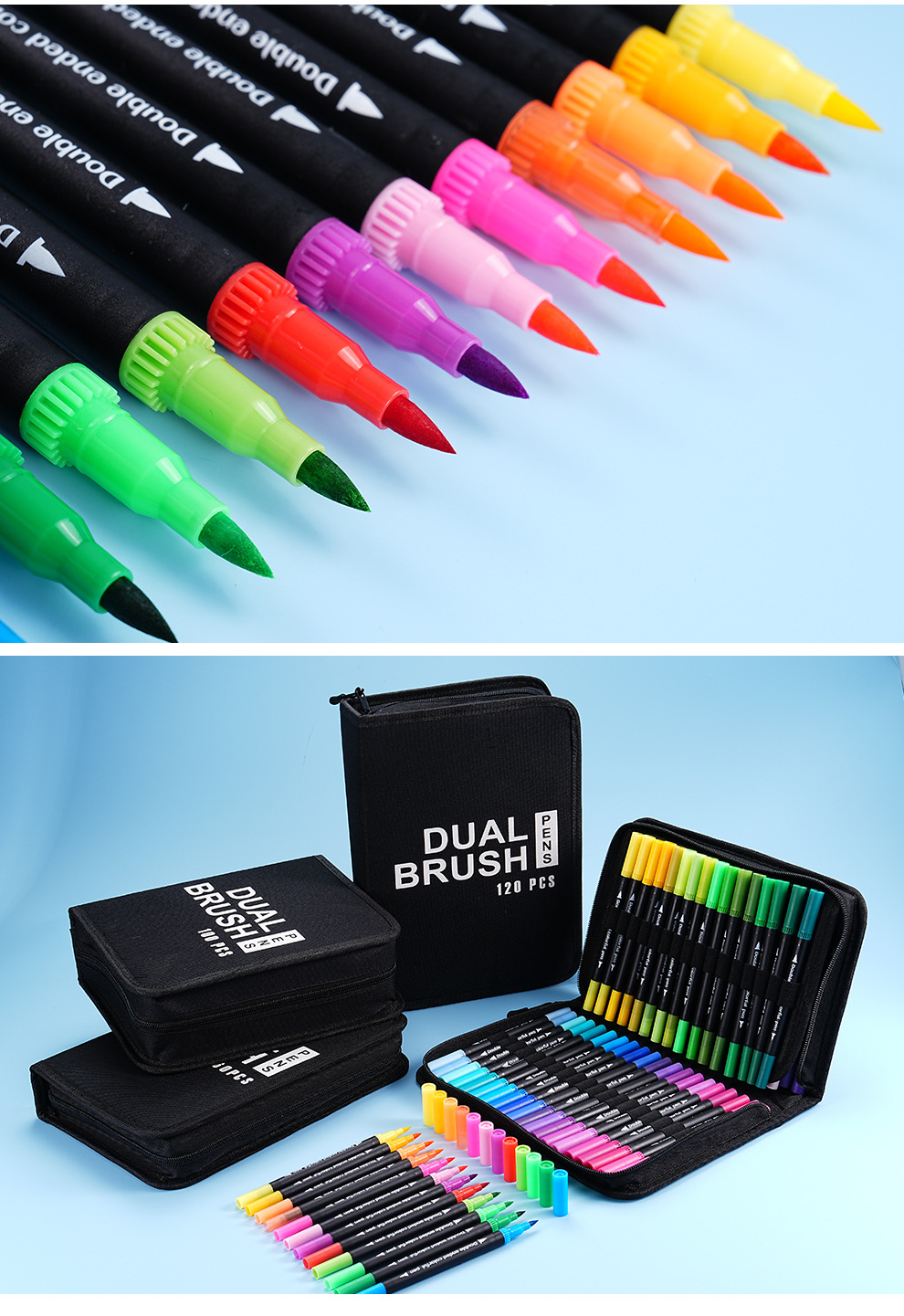 Beidseitiger Aquarellstift Kunstmalerei umweltfreundlich