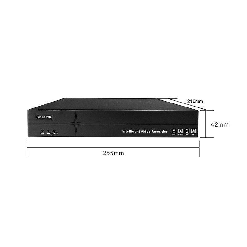 NVR video kaydedici 4K 10 kanal akıllı alarm sistemi
