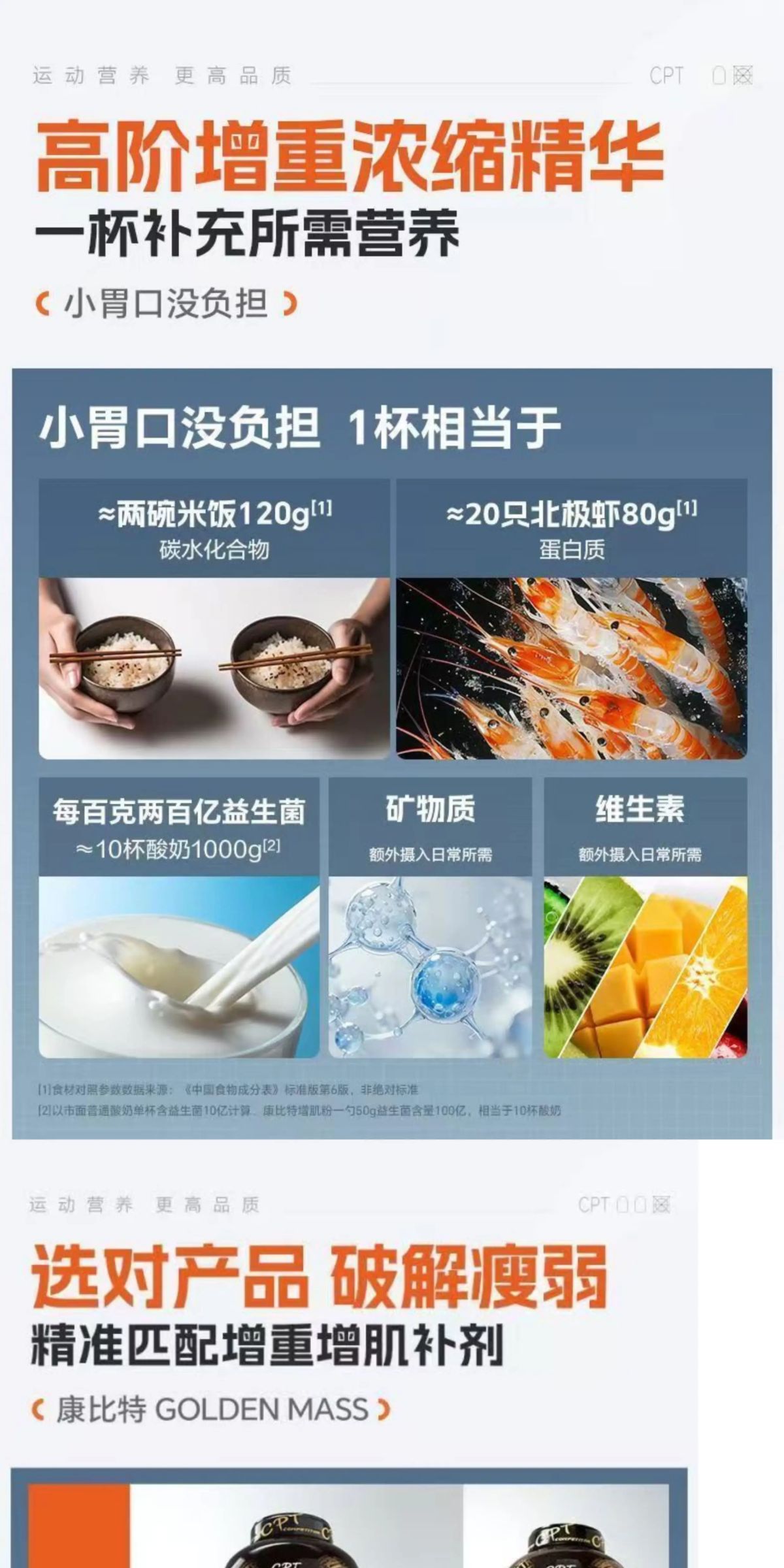 Kangbite Muskelaufbau-Pulver mit Molkenprotein und Probiotika