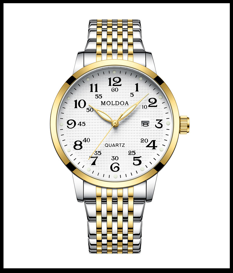 Men's hollow watch, mechanical design, luminous, waterproof