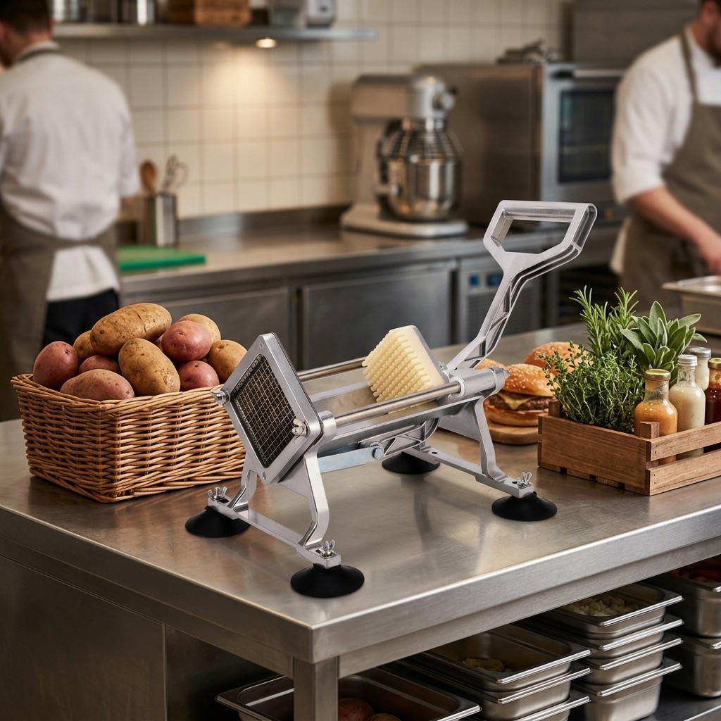 Manual potato and vegetable cutter machine, removable