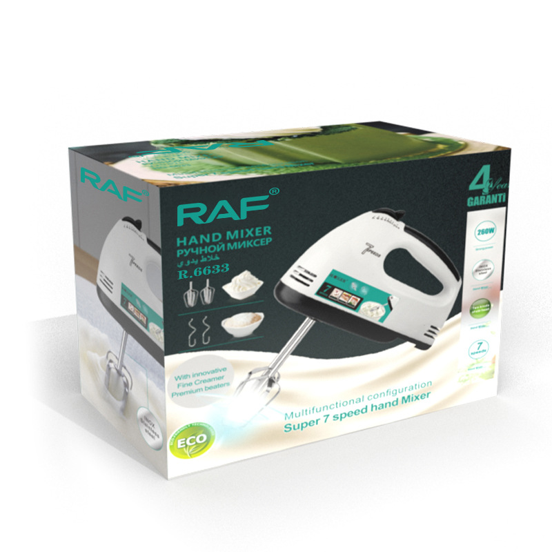 7-speed electric hand mixer, portable, handheld