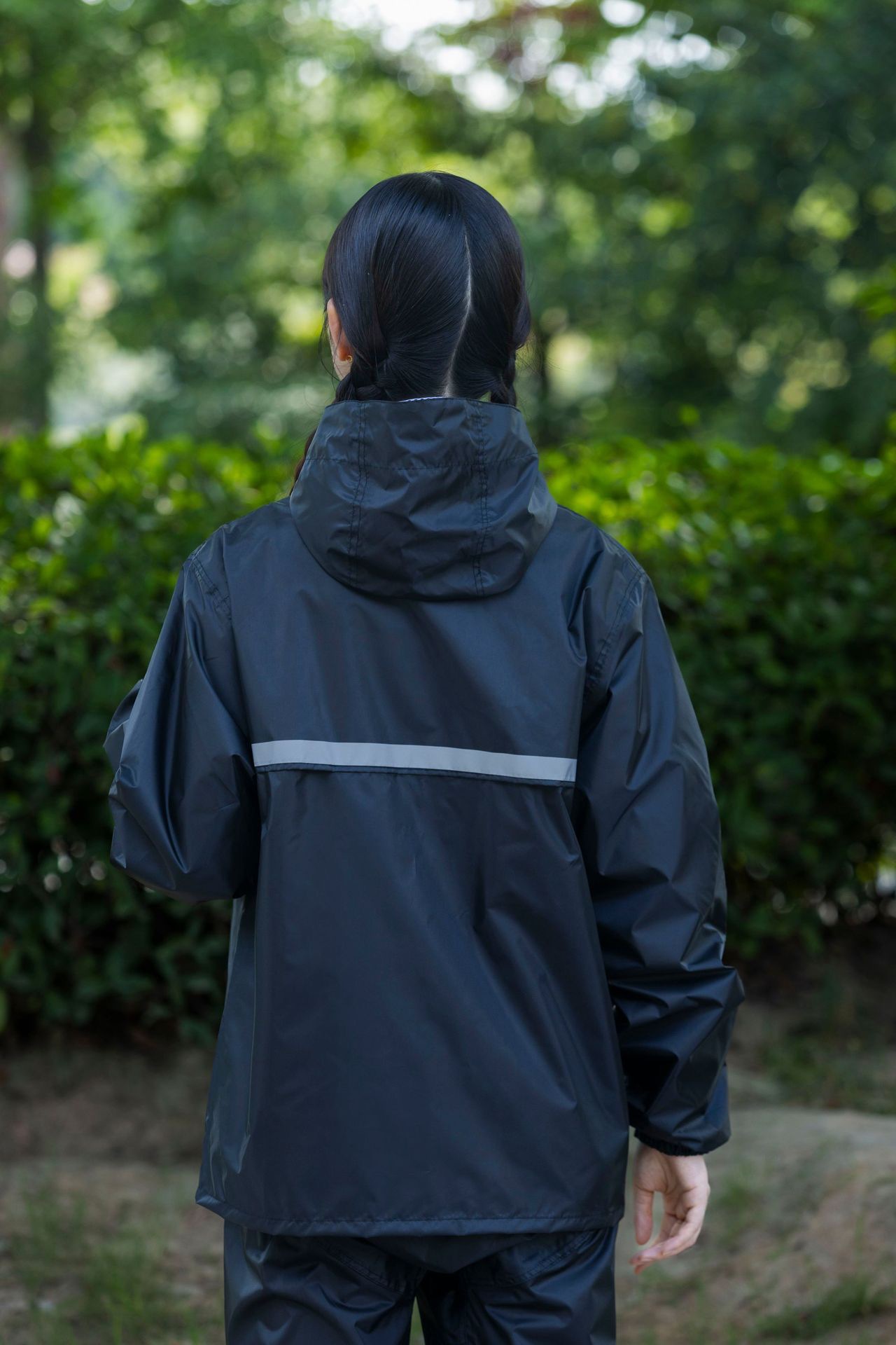 Hafif yağmur kıyafeti pantolonu tam vücut koruma unisex