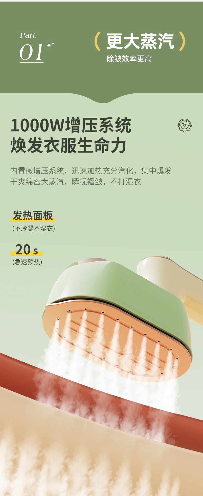 手持挂烫机干湿两用折叠电熨斗旅行家用便携式蒸汽熨斗熨烫机跨境