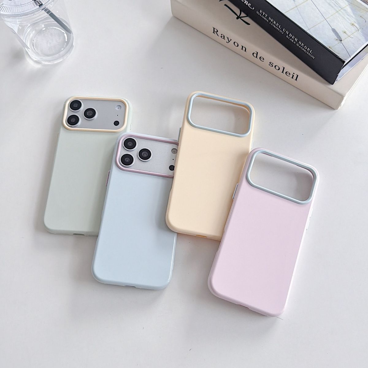 iPhone 17-18 Pro Max makaron jöle parlak dopamin kılıf