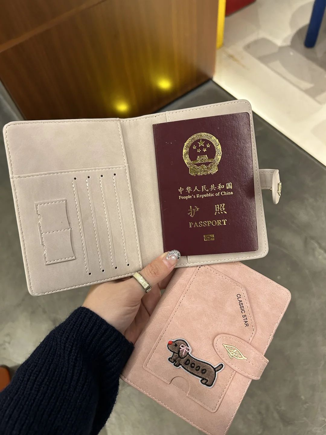 RFID Pasaport Organizer, Hayvan Nakışlı