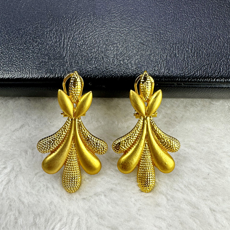 Dubai Brautschmuckset, 24K vergoldet, vierteilig