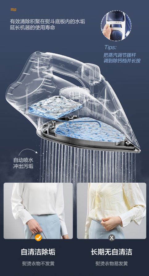 Supor wet and dry steam iron