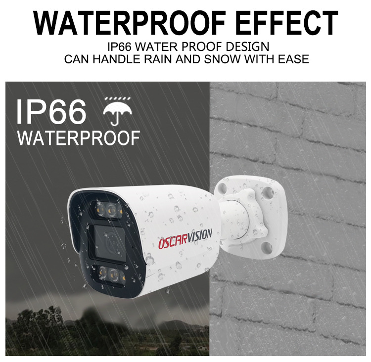 POE security camera set 4K night vision waterproof