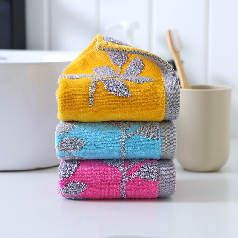 Baumwoll-Handtuch-Set, saugfähig, 3 Farben wählbar