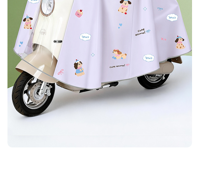 E-bike raincoat, thickened one-piece full body protection