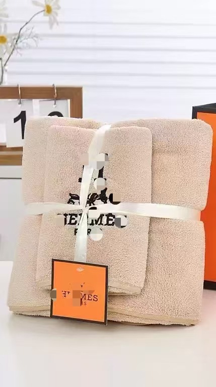 Double-Layer Bath Towel Set, 2-Piece