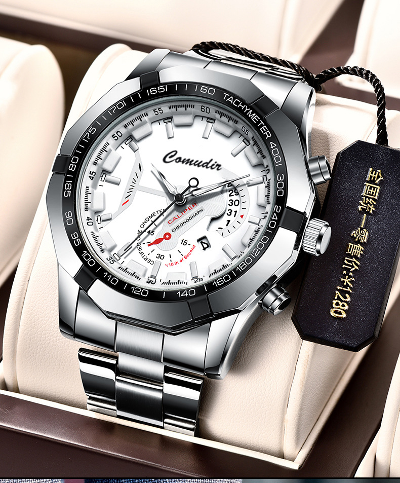 Automatic Men's Watch Calendar Stainless Steel Strap