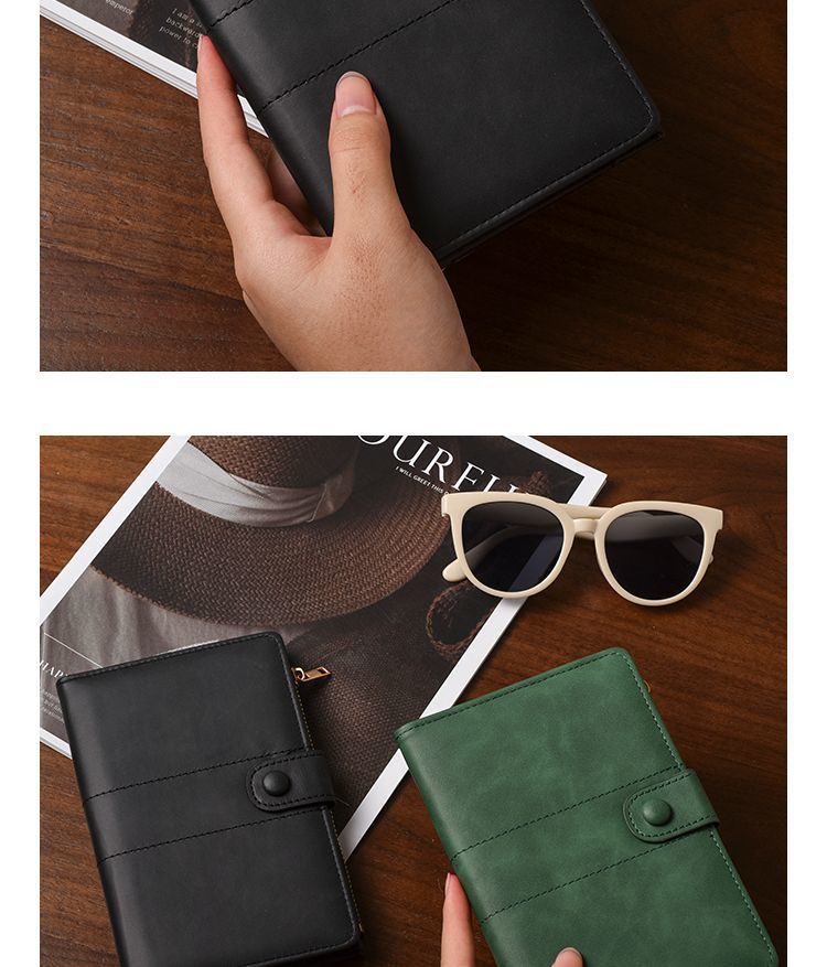 Passport holder, RFID blocking, multiple compartments