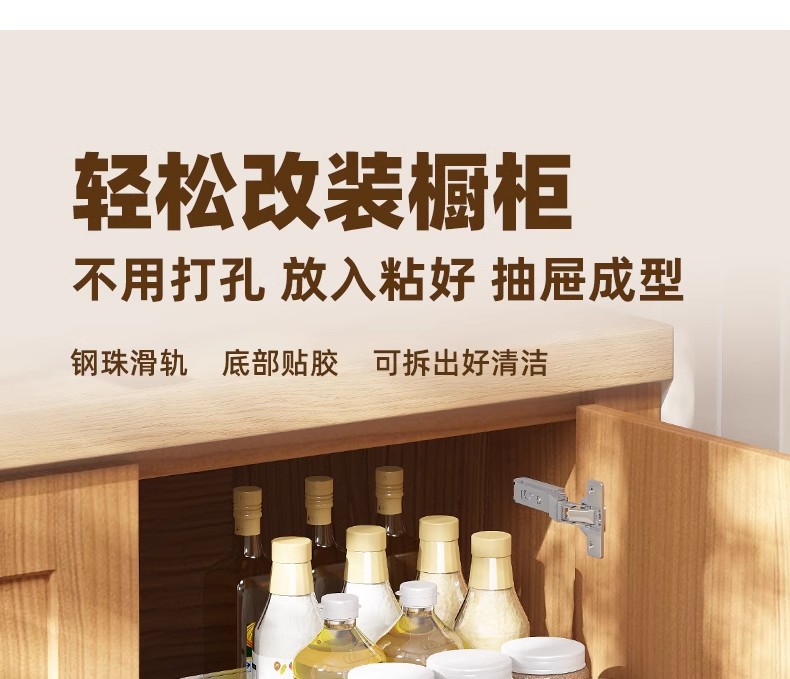 Foldable metal storage basket for kitchen and bathroom