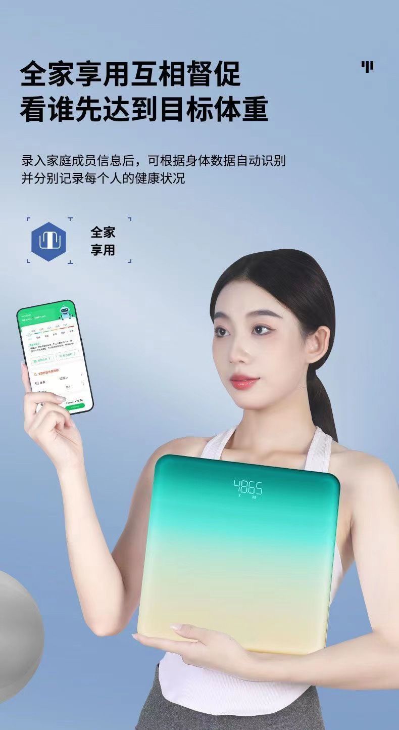 Smart body fat scale, Mijia APP connected