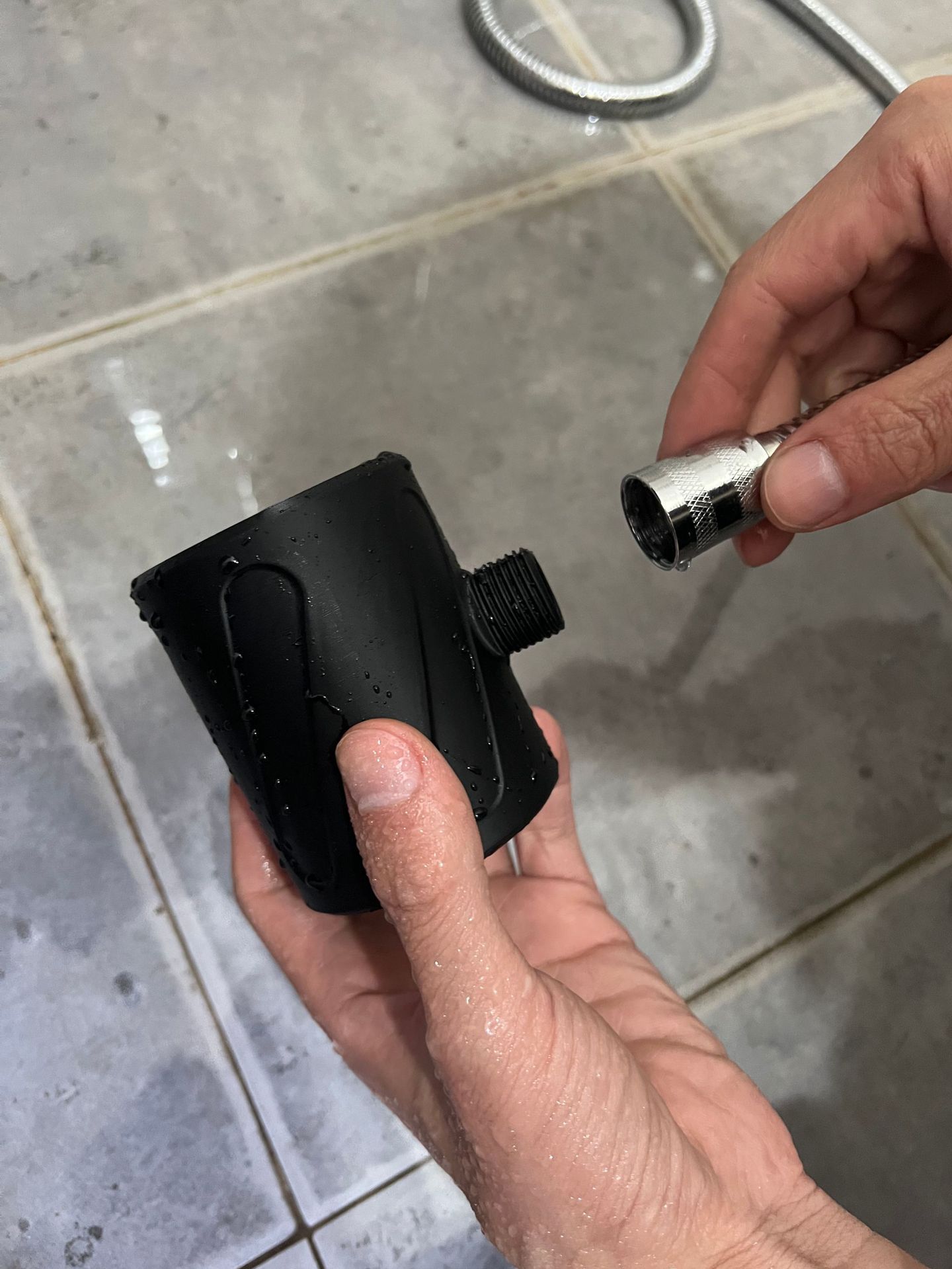 Showerhead, high-pressure, ring-shaped increased water flow