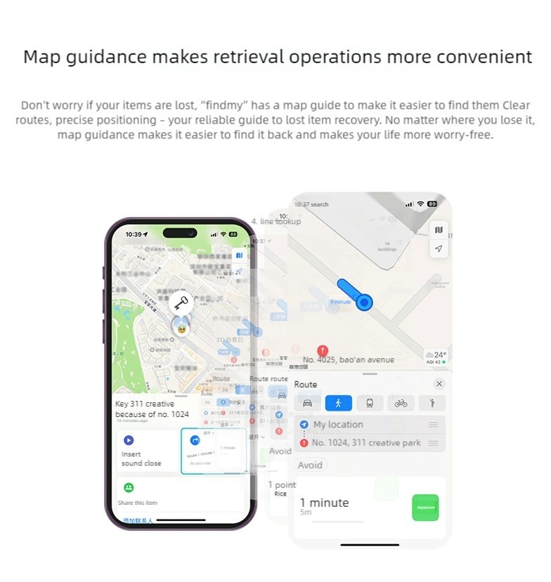 iTag wireless tracker, iOS compatible, elderly and child tracking