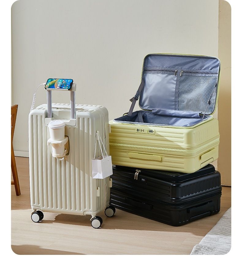 Trolley luggage 20-24 inch, side-opening, password lock