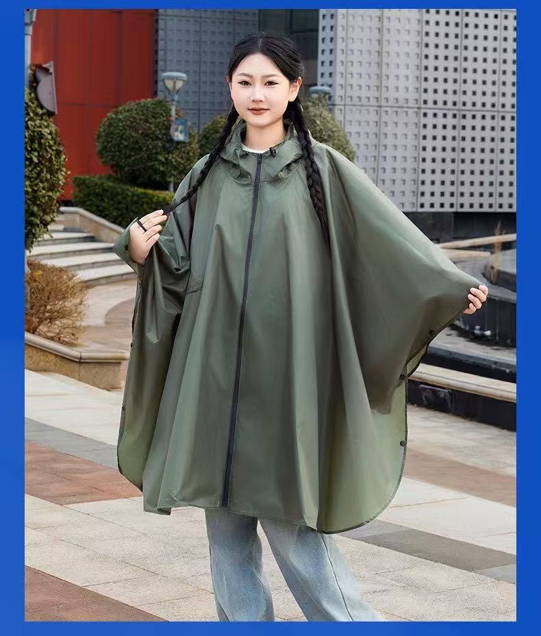 3-in-1 wasserdichter Regenmantel-Poncho für Wandern und Radfahren
