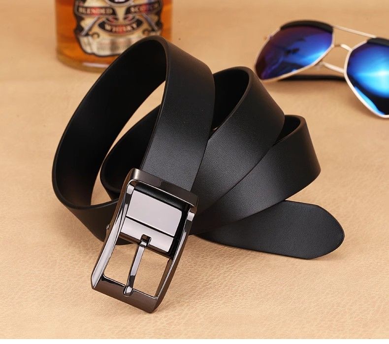 Paolo genuine cowhide belt, two-layer leather