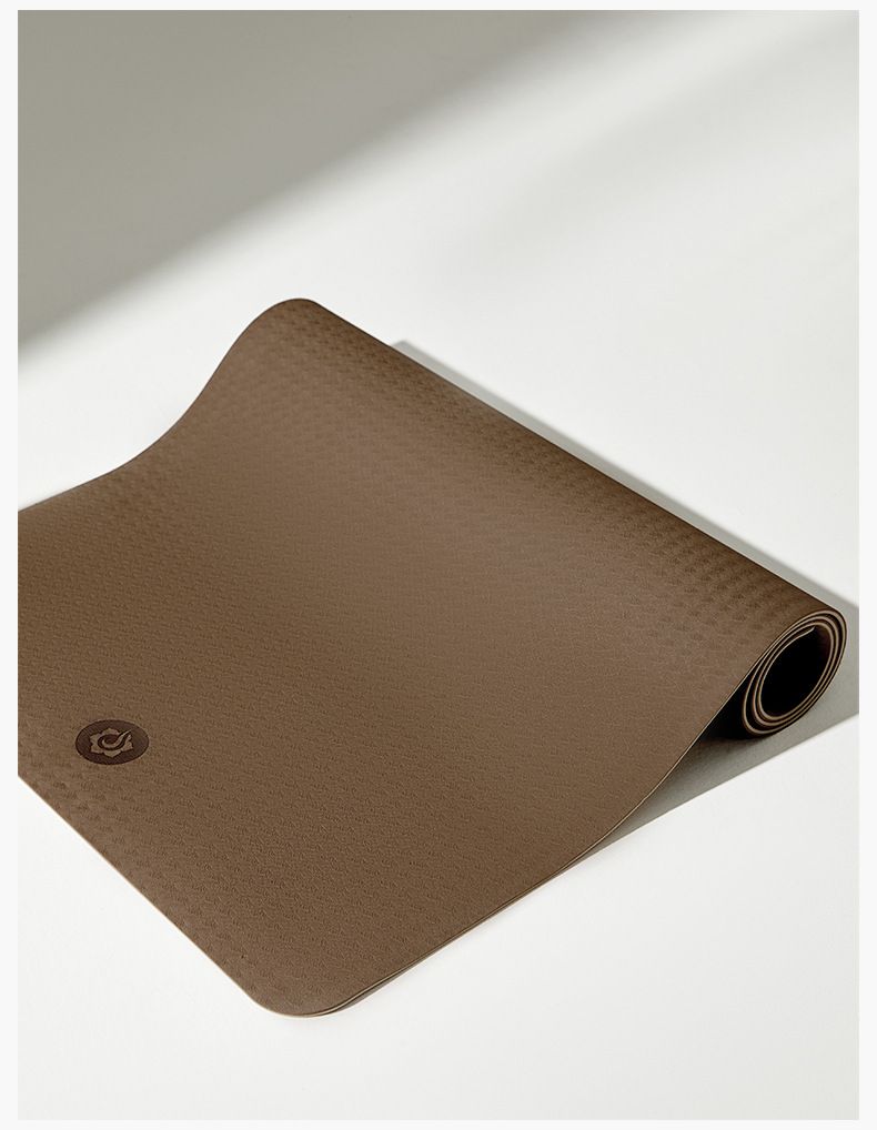 Hatha yoga matı başlayanlar için, 66cm x 6mm, kaymaz, ses yalıtılı