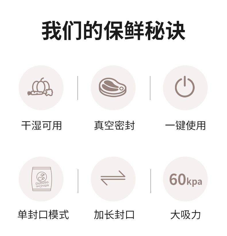 迷你封口机USB充电家用零食塑料袋密封机干湿两用食品保鲜塑封机