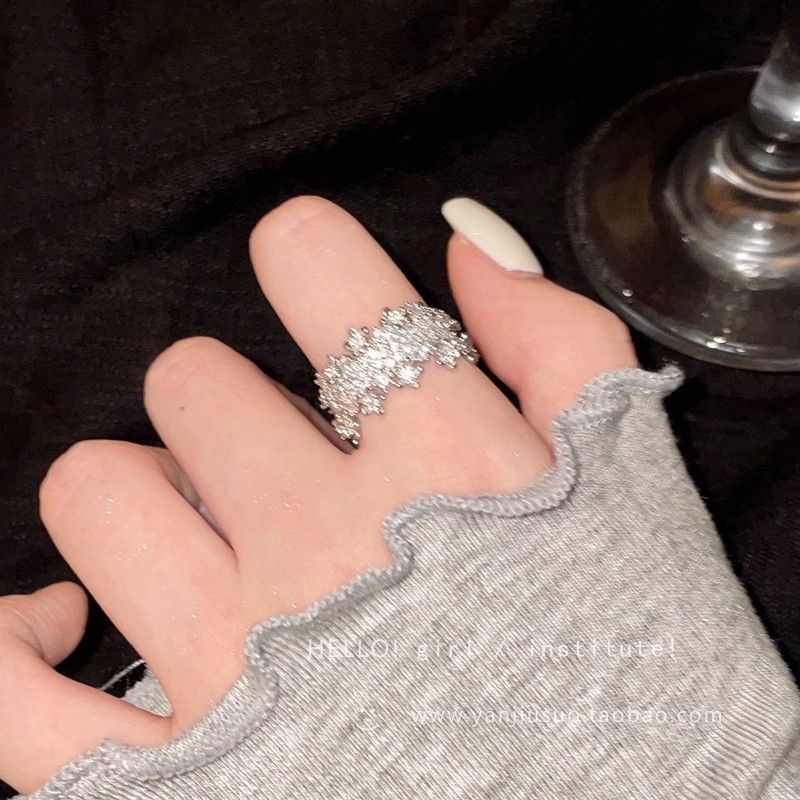 Zirkon-Stein-Ring für Frauen verstellbar
