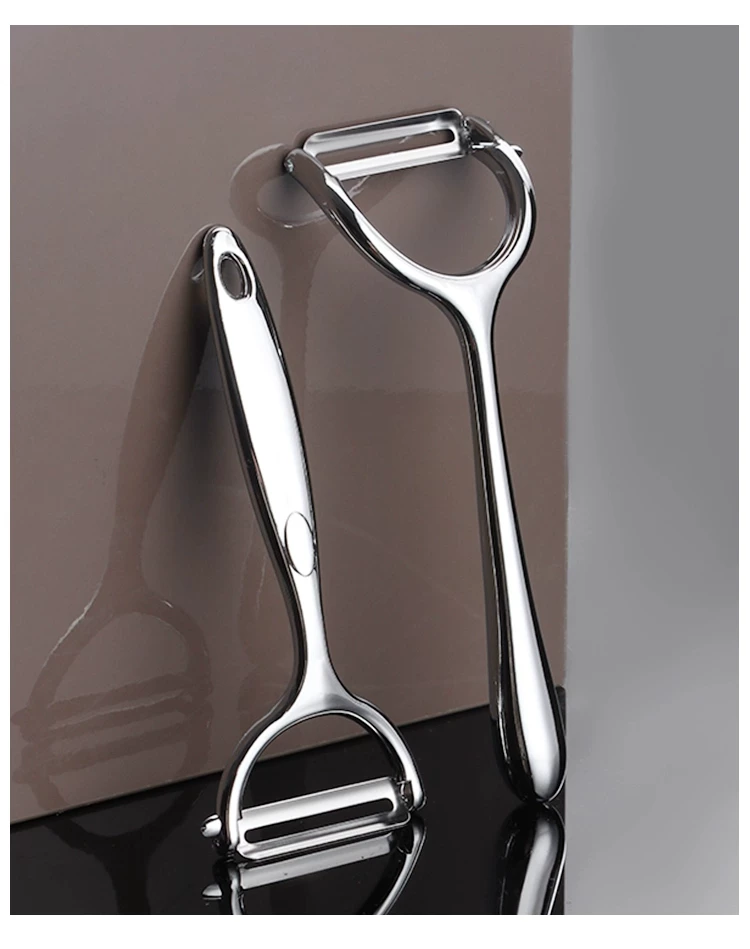Stainless steel multi-functional peeler knife for potatoes and fruits