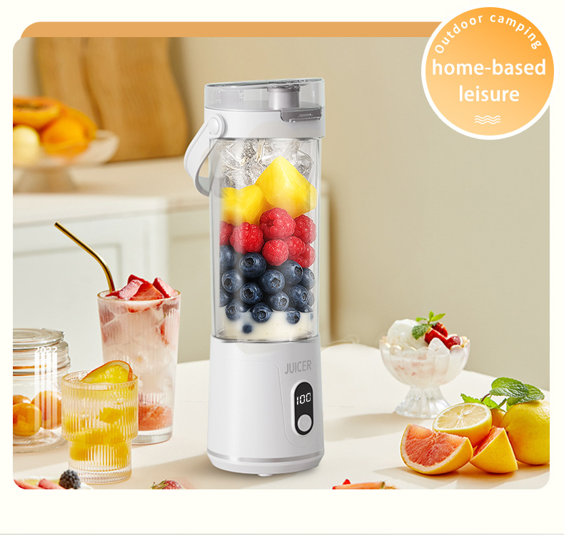 Tragbarer Entsafter, aufladbar, kabellos, Mini-Elektro, frischer Saft