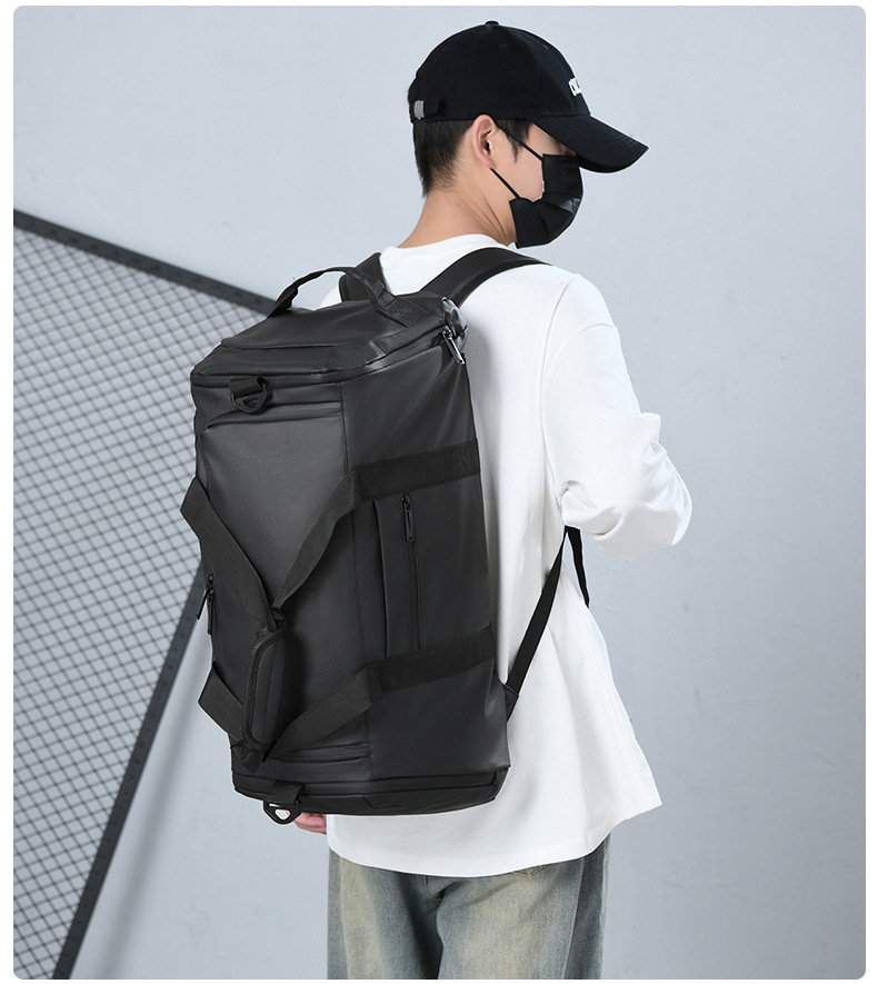 Sports backpack, wet/dry compartments 50L
