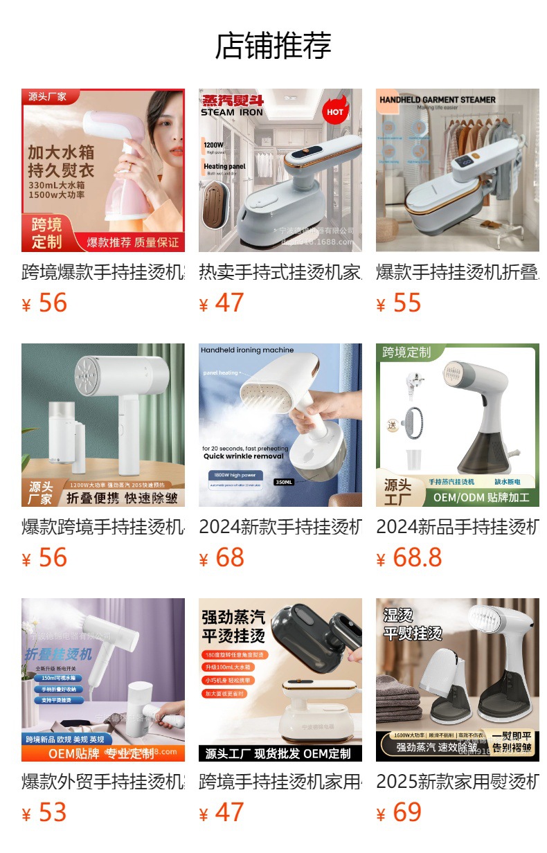 Portable Garment Steamer, 1800W