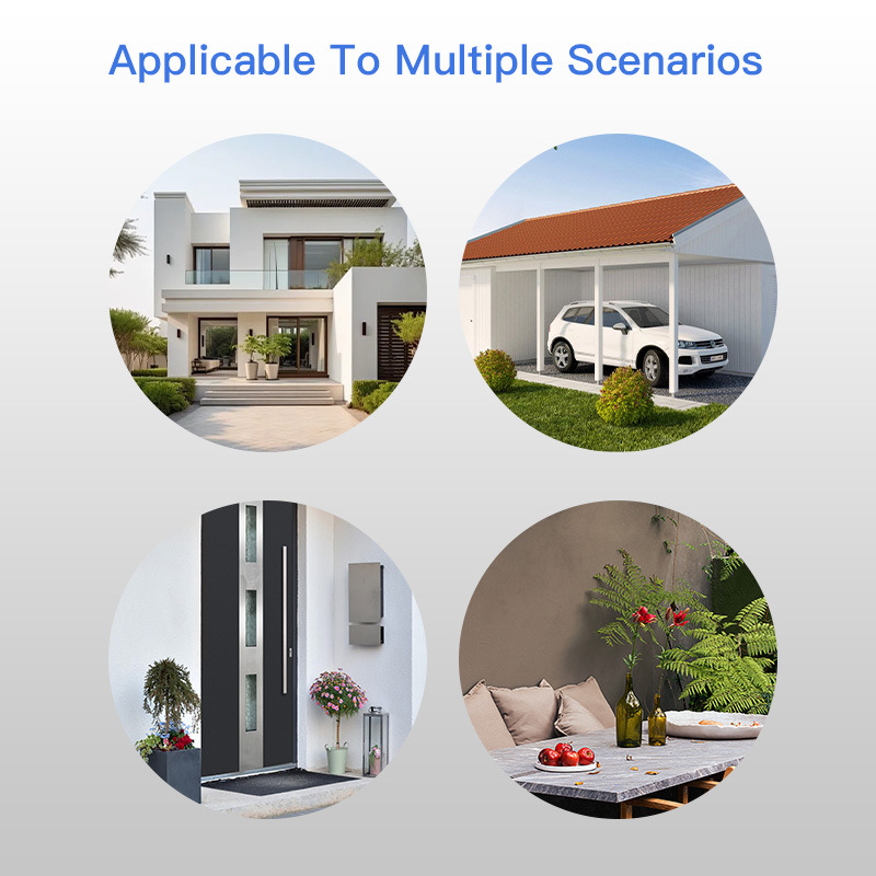 Dual-lens 2.4GHz wireless camera home security two-way intercom