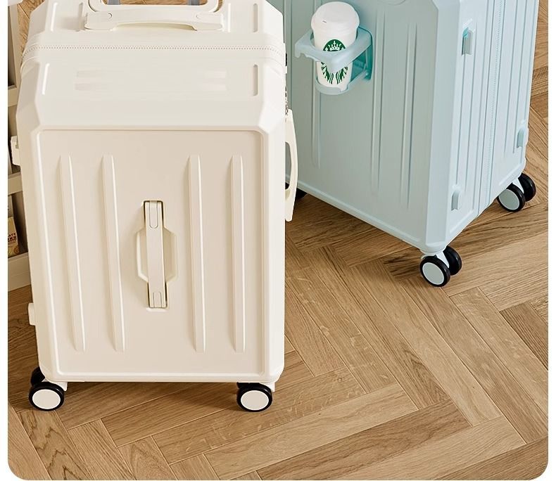 20- und 24-Zoll Kabinen-Reisekoffer Zahlenschloss Leder