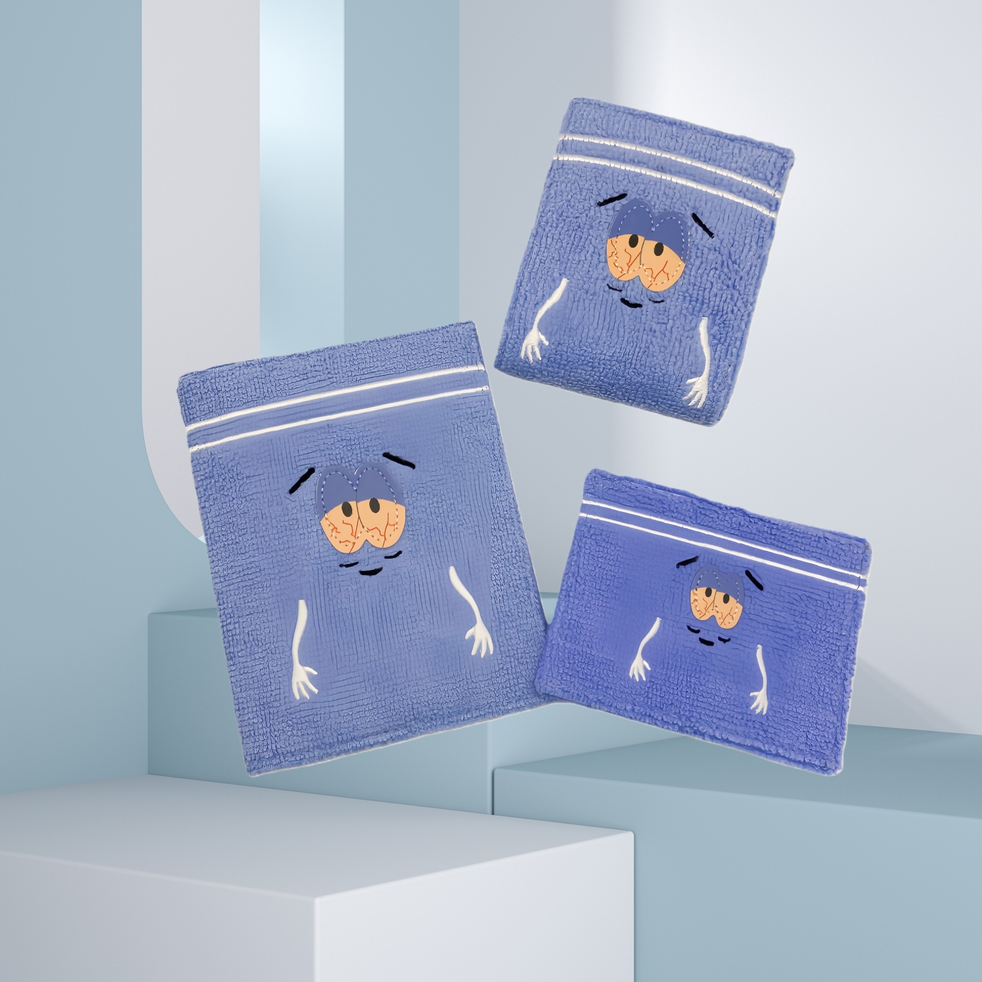 South Park PVC Pasaport Cüzdan İşlemeli