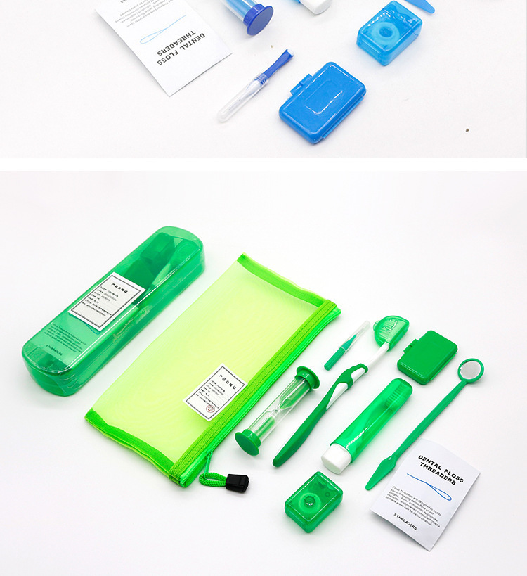 Orthodontic oral care set 8-piece dental clinic gift