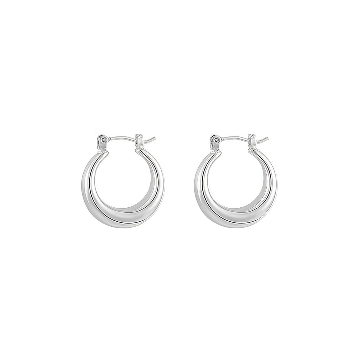 S925 Silber Ohrringe minimalistisches Design