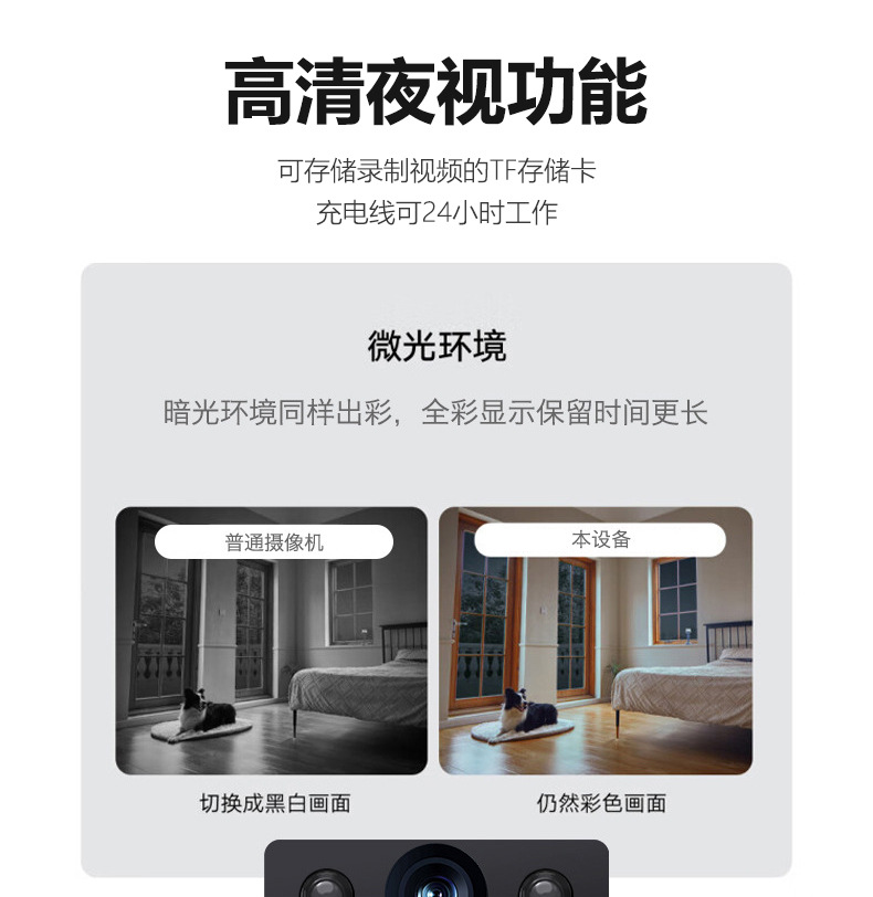 XD smart camera 1080P, WiFi, mobile remote monitoring