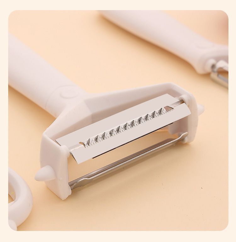 2-in-1 Vegetable Grater and Scraper, Potato Peeler, Multifunctional