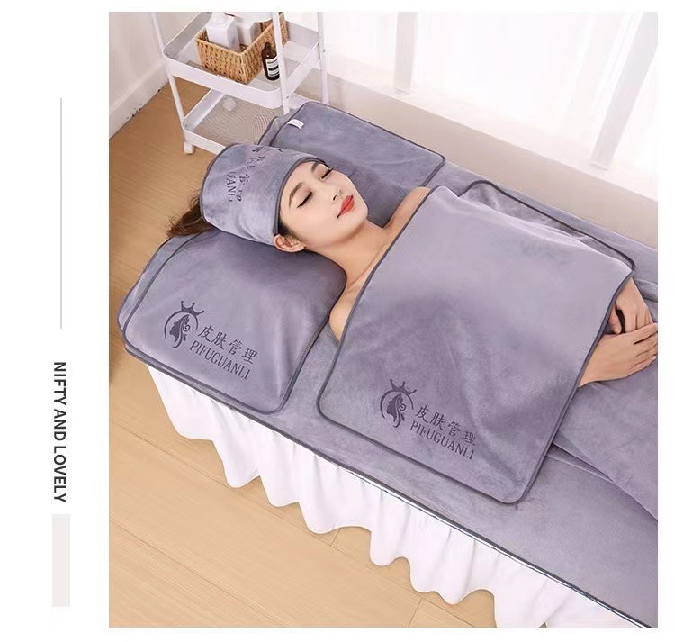 Bath towel set 3-piece, 300g cotton, non-shedding