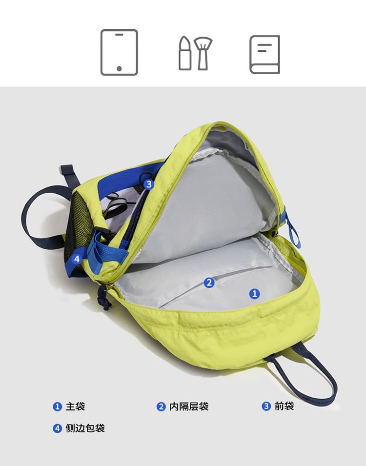 Multifunctional hiking backpack large capacity durable