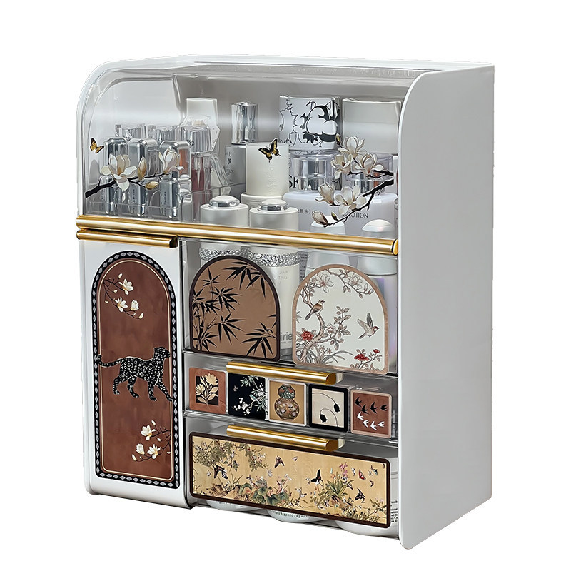 Acrylic cosmetics storage box large capacity