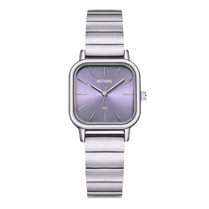 Women's quartz watch, bamboo steel band, Korean design, simple style