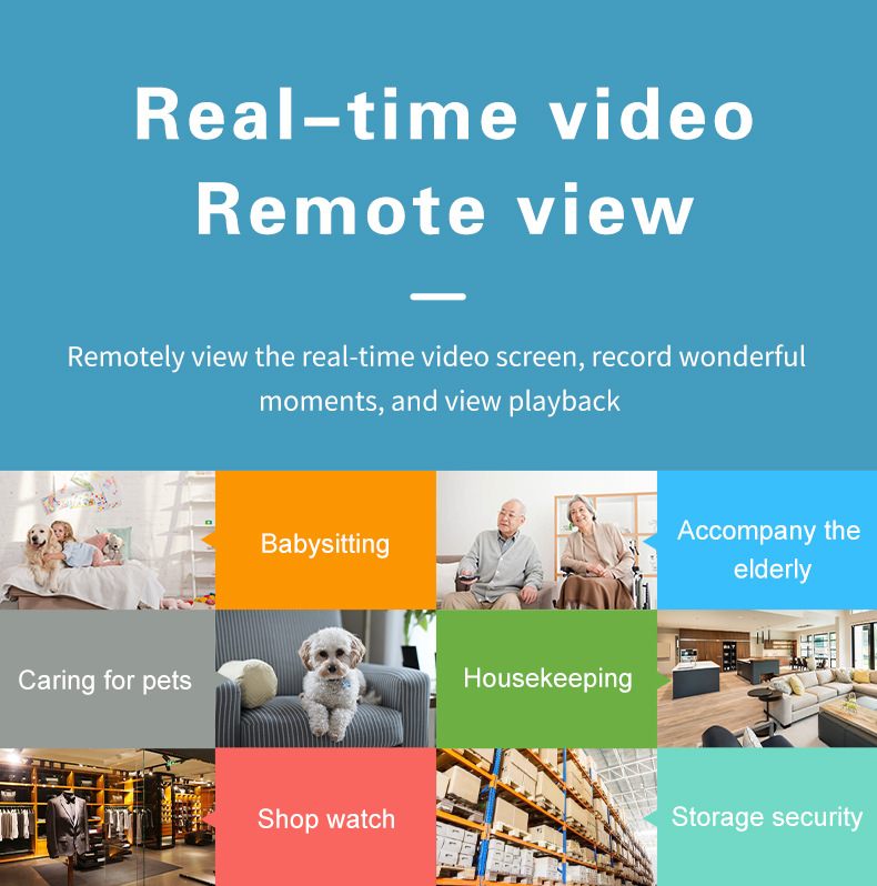 AS02 WiFi camera 1080P infrared night vision audio