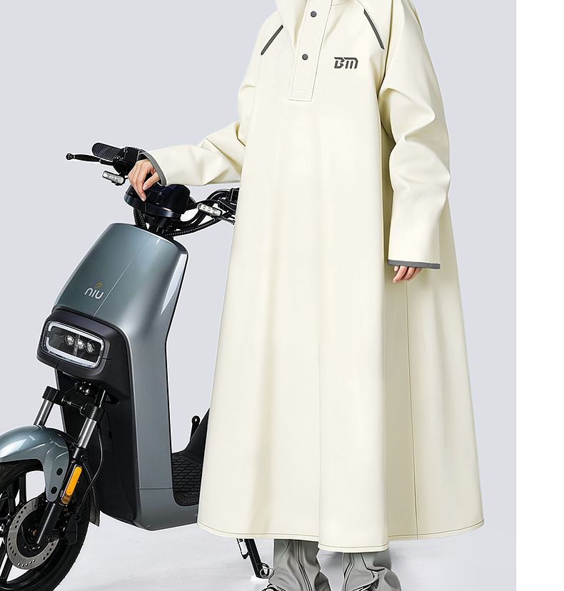 E-Bike-Regenmantel, verstärkt, ganzkörperschutz
