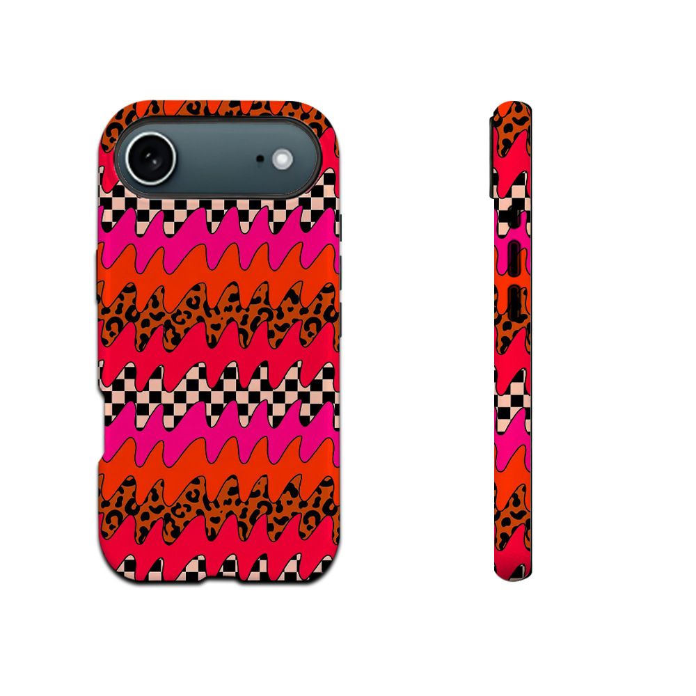 iPhone 17 Pro case, leopard print, punk style, 2-in-1, magnetic