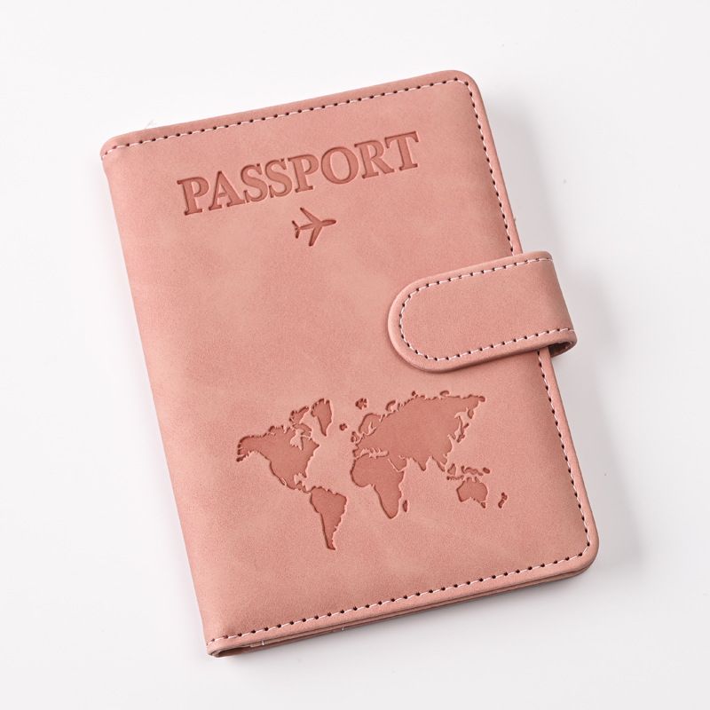 RFID pasaport kılıfı, PU magnetik kapatma, seyahat belgesi çantası